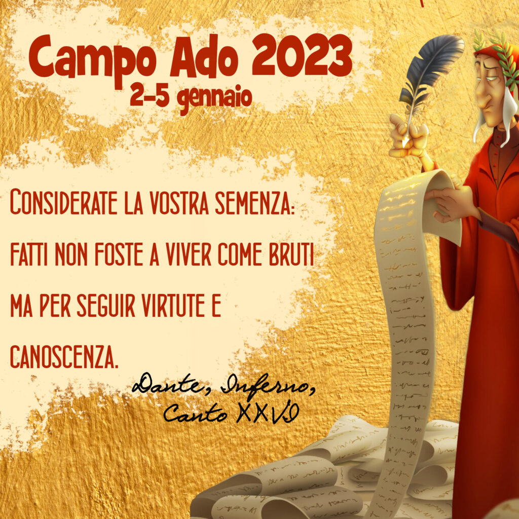 CAMPO SCUOLA ADOLESCENTI DAL 2 AL 5 GENNAIO 2023 - ISCRIZIONI APERTE -  Unità Pastorale Val Cavallina Centro